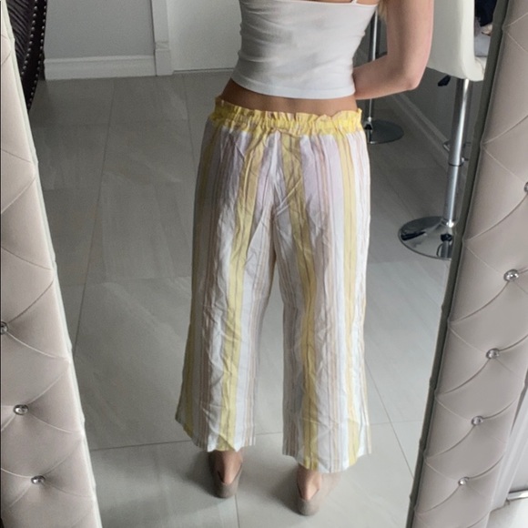 Victoria's Secret White and Yellow Pajama Pants - Picture 6 of 9